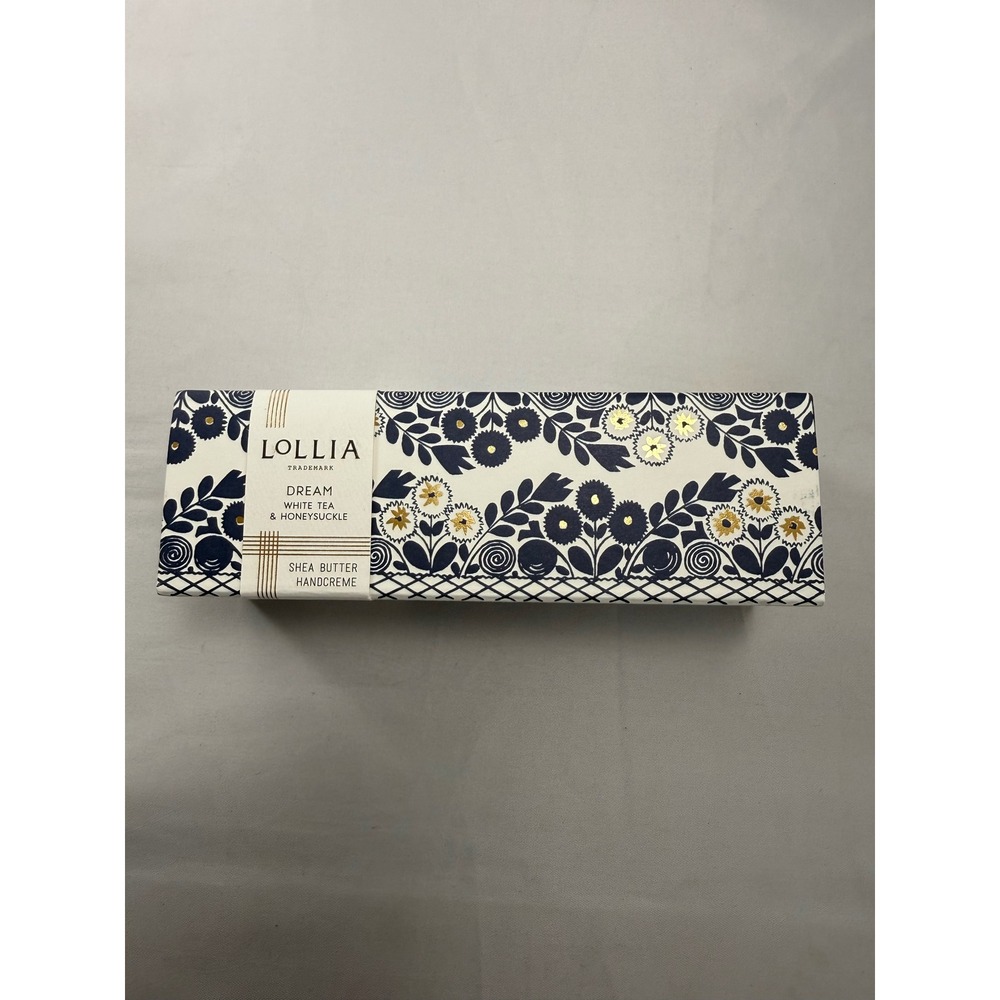 Lollia Dream White Tea & Honeysuckle Shea Butter Handcreme 4oz No. 25 Boxed